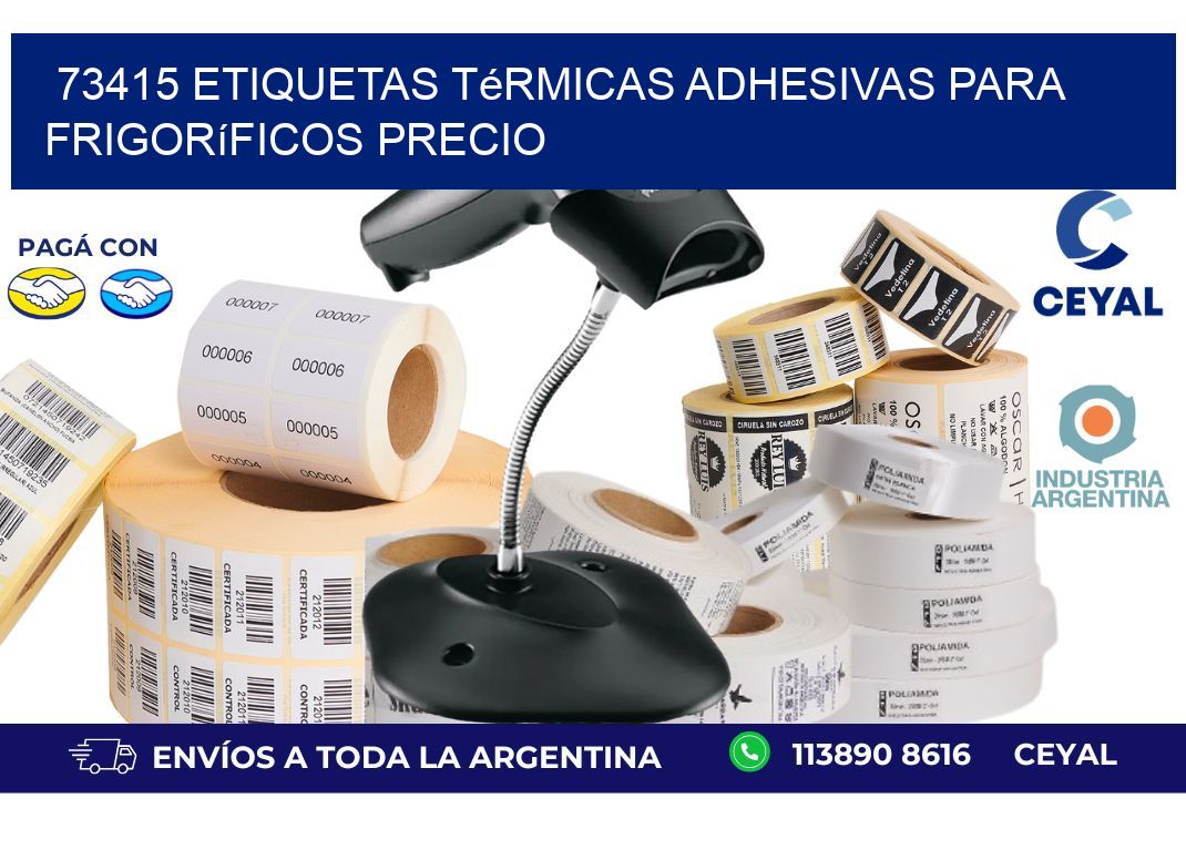 73415 etiquetas térmicas adhesivas para frigoríficos precio