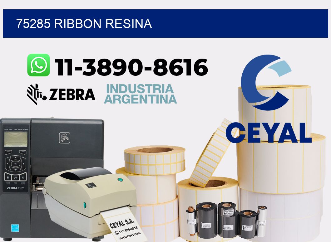 75285 ribbon resina