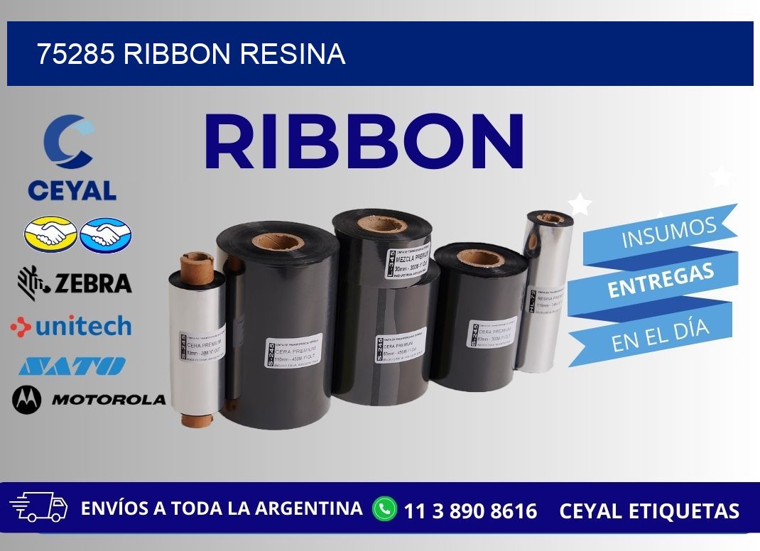75285 ribbon resina