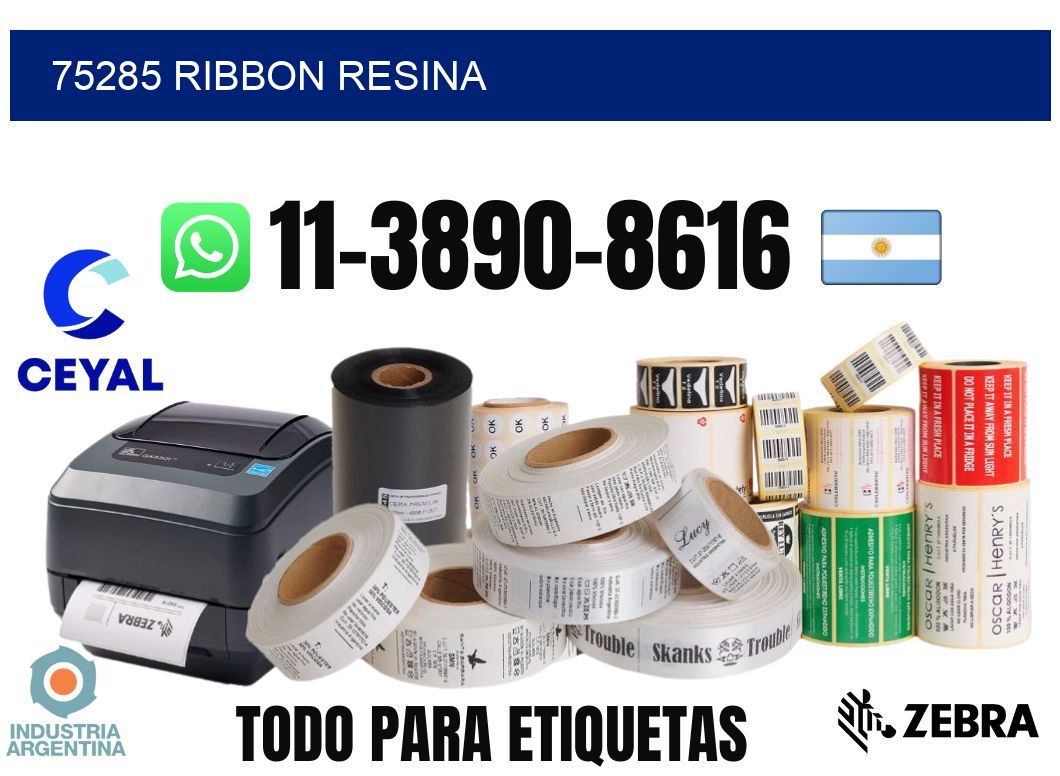 75285 ribbon resina