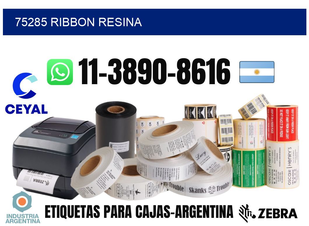 75285 ribbon resina