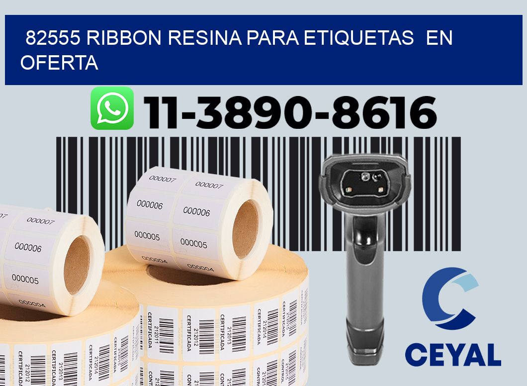 82555 ribbon resina para etiquetas  en oferta