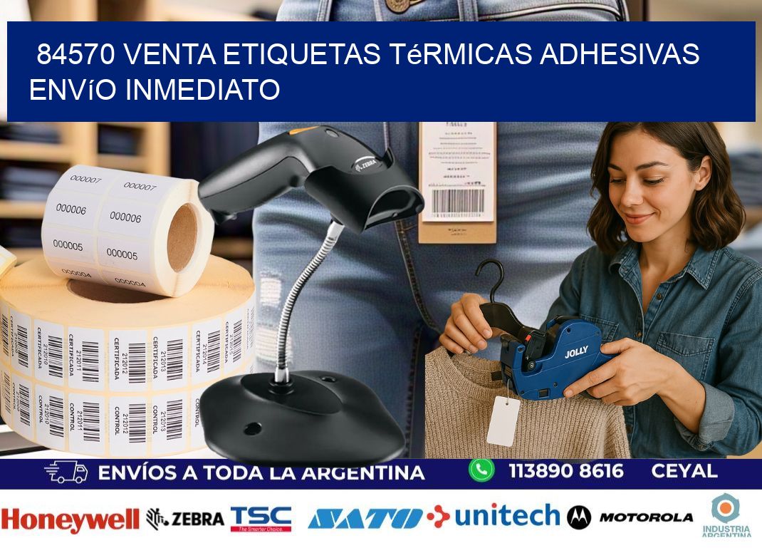 84570 venta etiquetas térmicas adhesivas envío inmediato