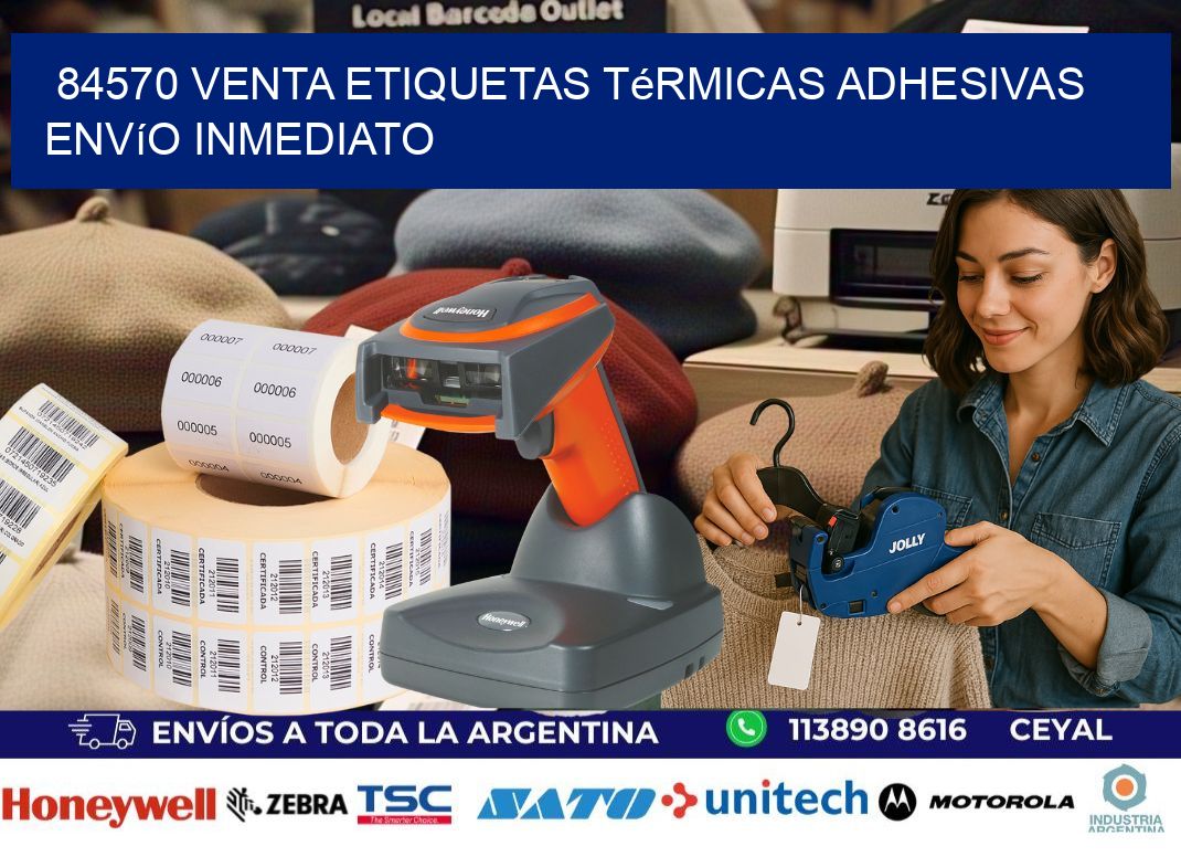 84570 venta etiquetas térmicas adhesivas envío inmediato