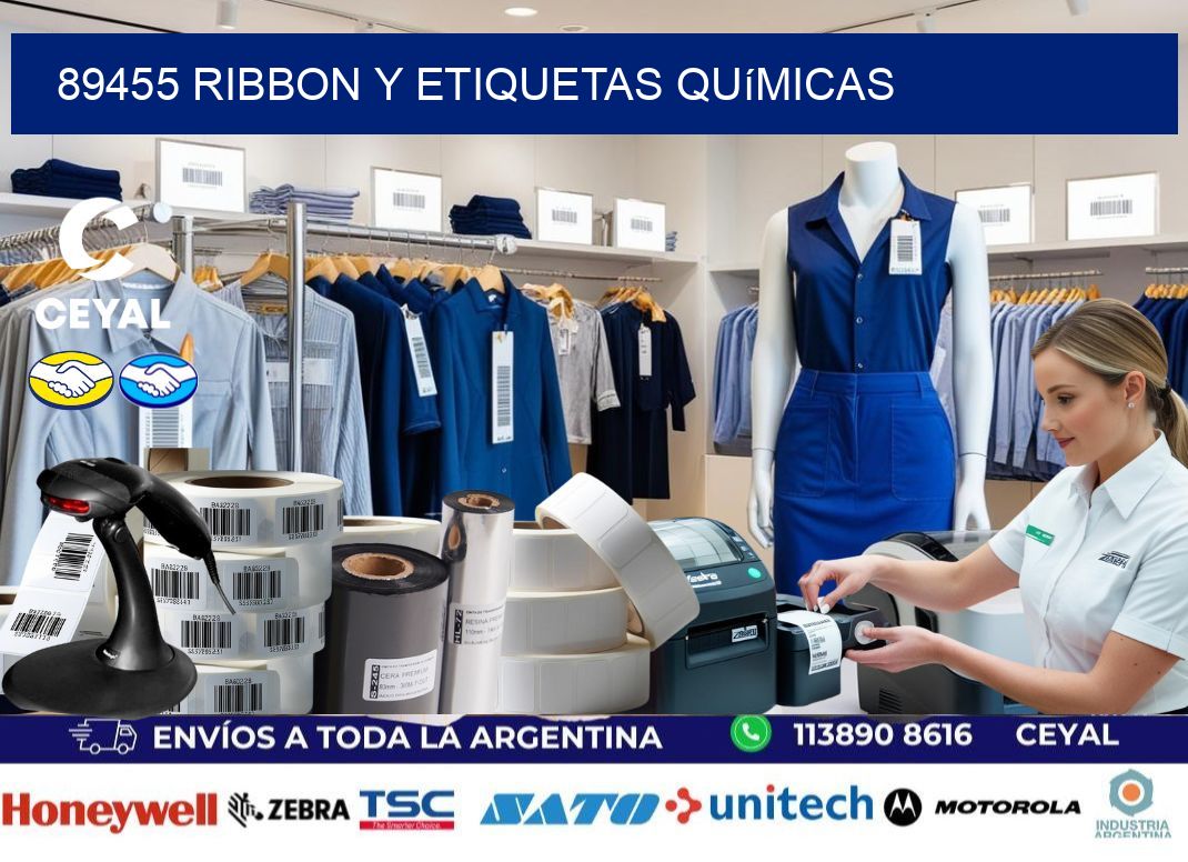 89455 ribbon y etiquetas químicas