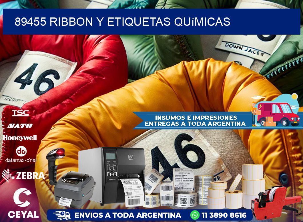 89455 ribbon y etiquetas químicas
