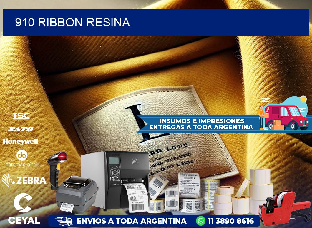 910 ribbon resina