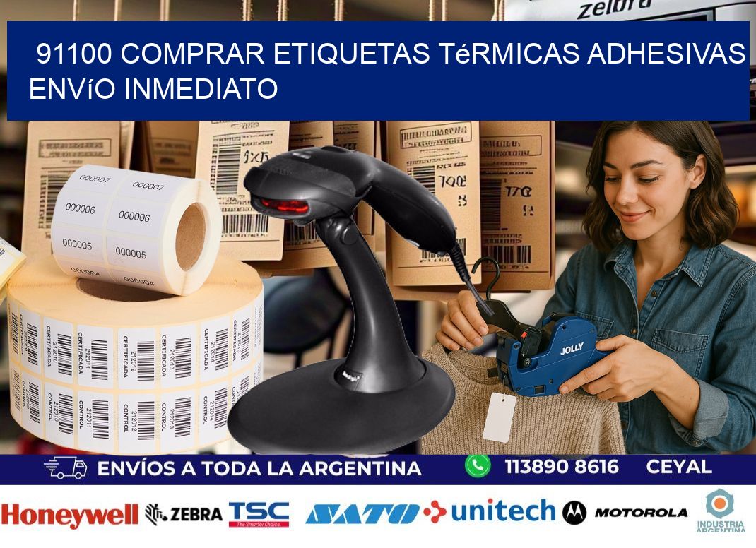 91100 comprar etiquetas térmicas adhesivas envío inmediato