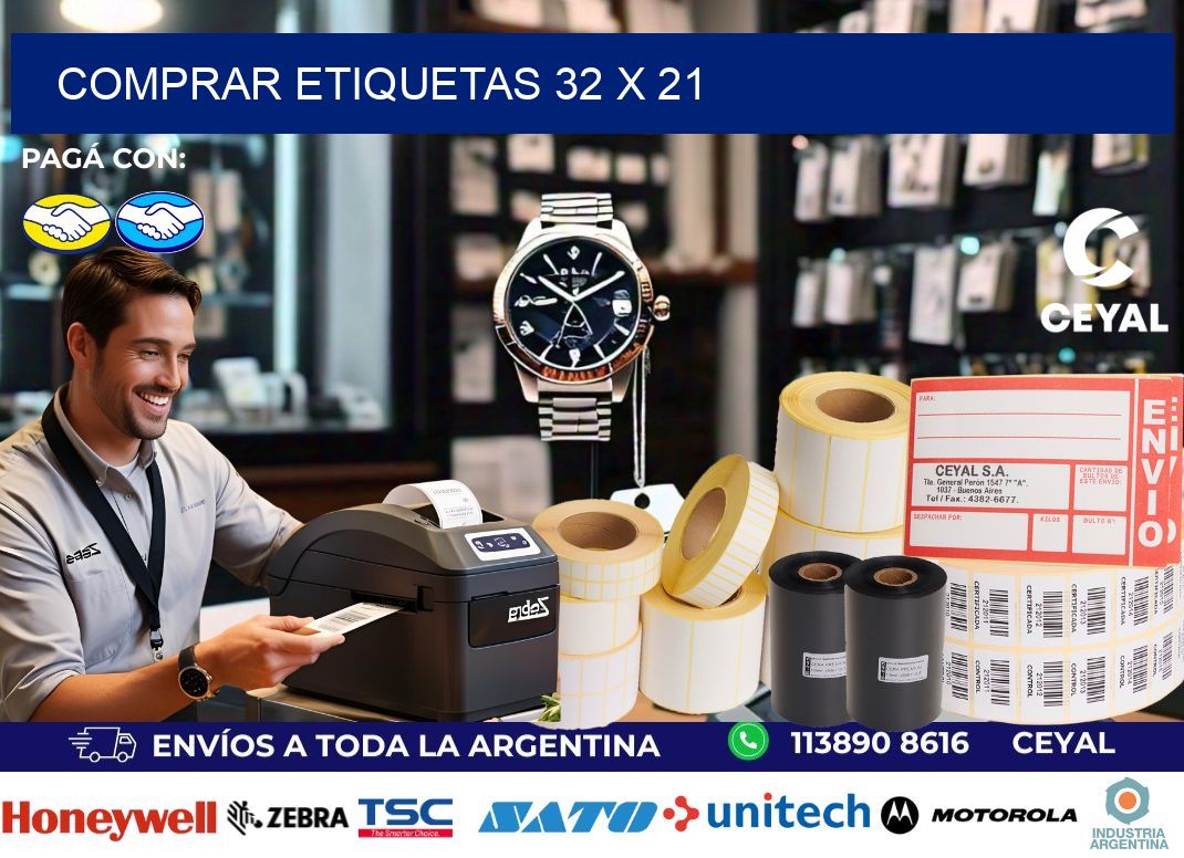 comprar etiquetas 32 x 21