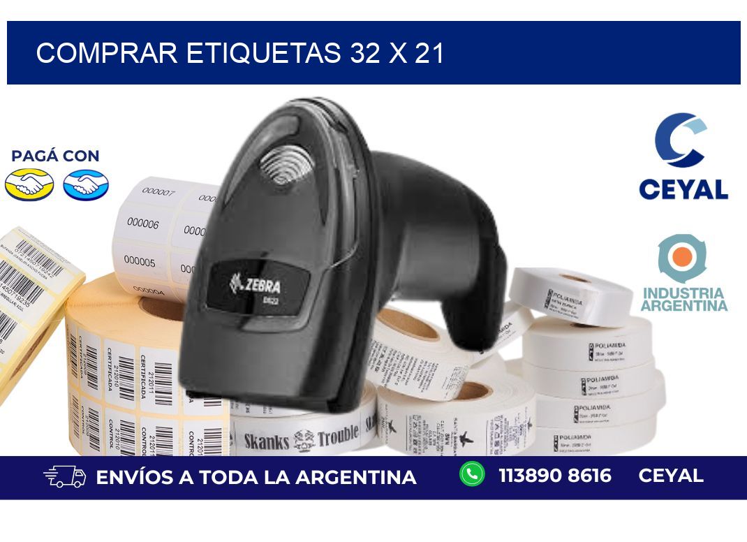 comprar etiquetas 32 x 21