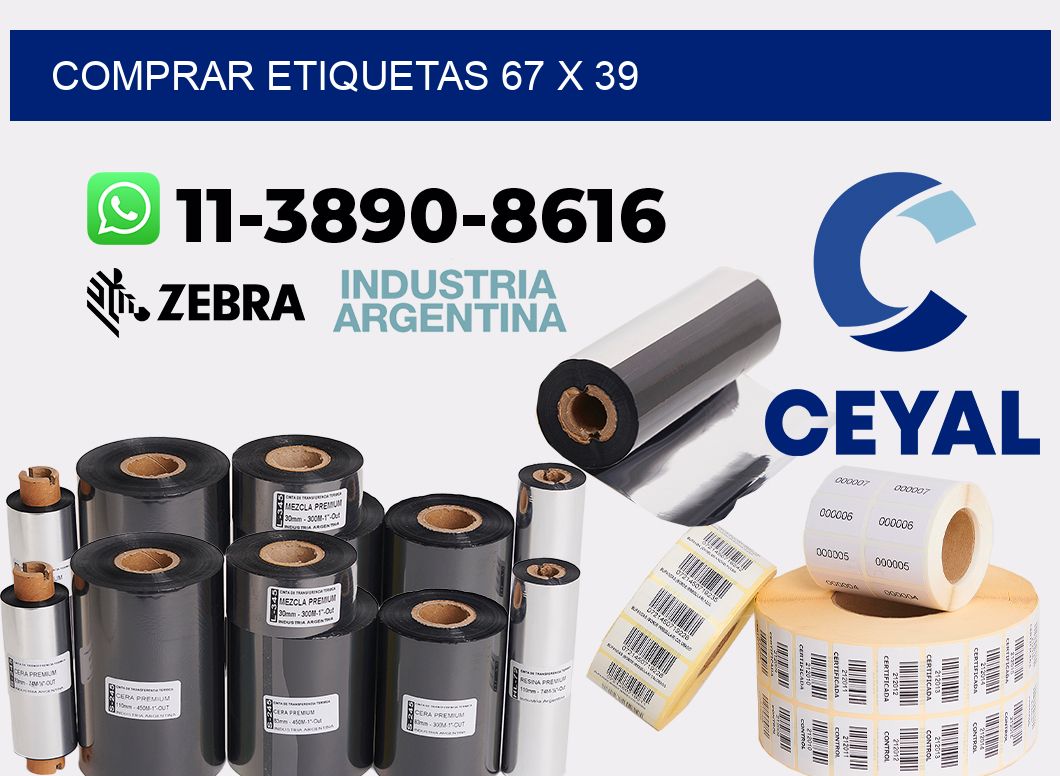 comprar etiquetas 67 x 39