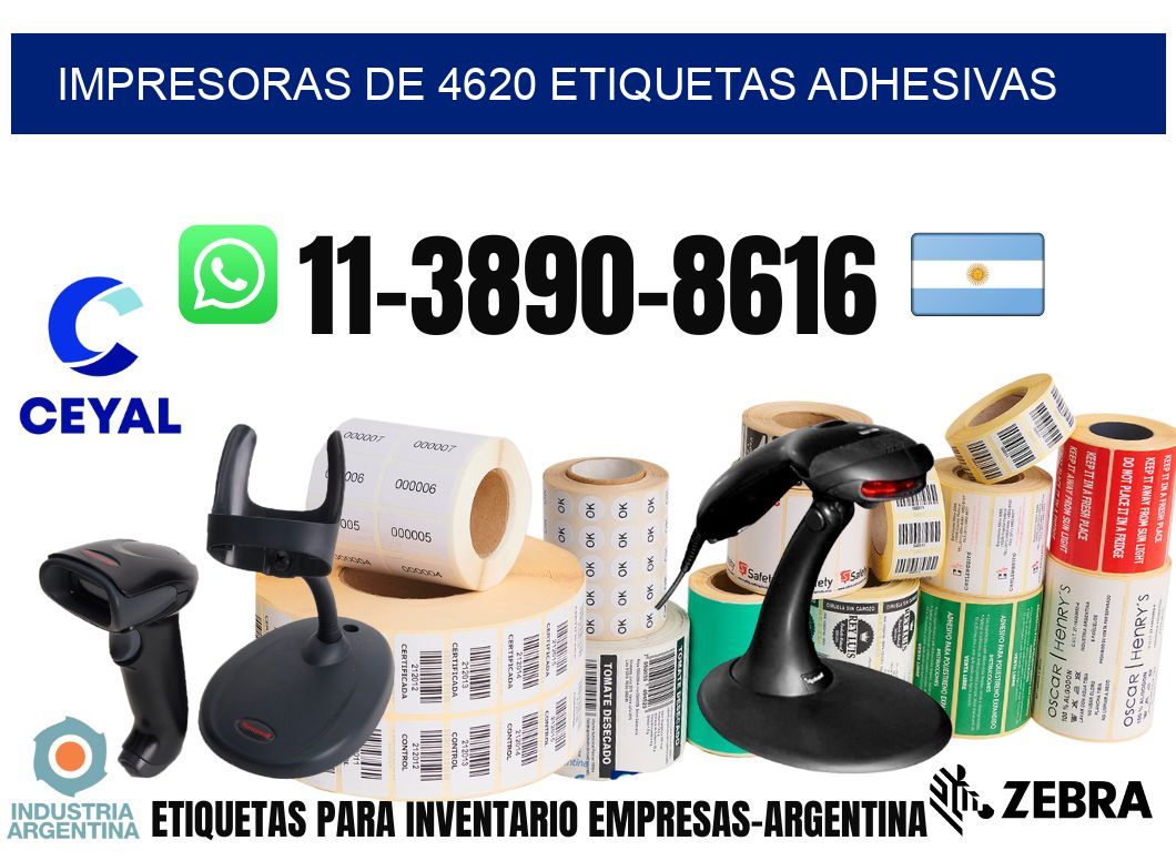 impresoras de 4620 etiquetas adhesivas