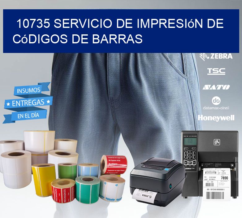 10735 Servicio de impresión de códigos de barras