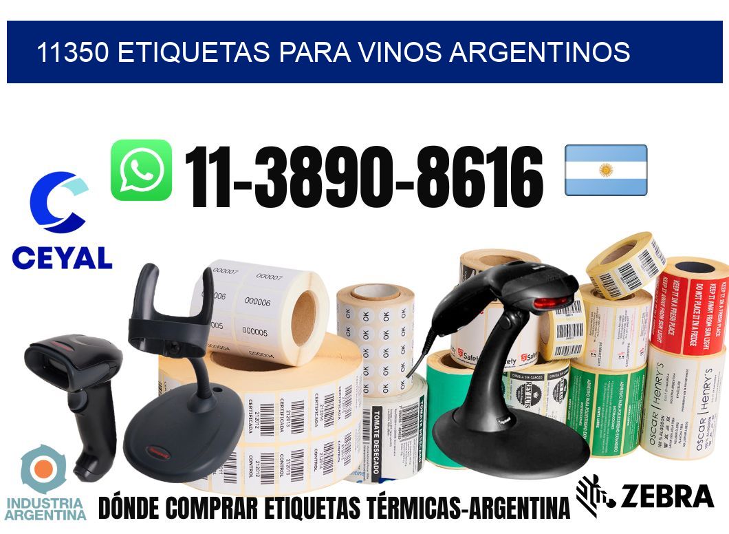 11350 Etiquetas para vinos argentinos