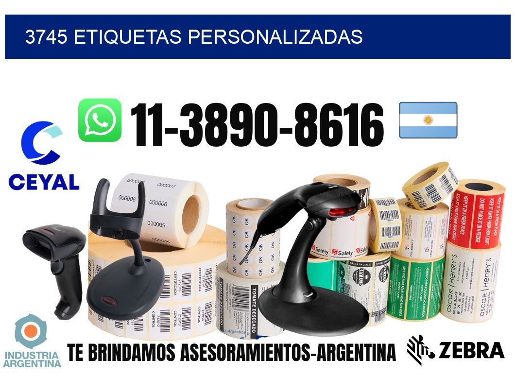 3745 etiquetas personalizadas