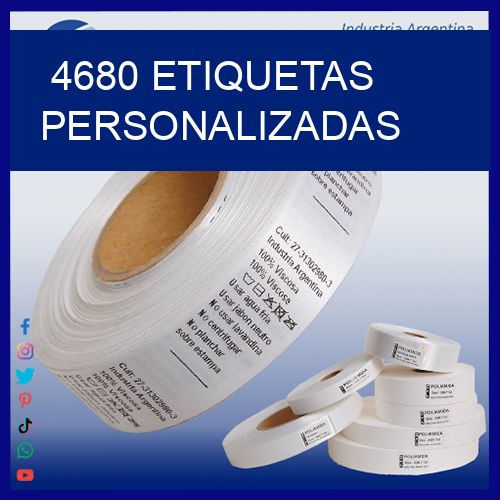 4680 etiquetas personalizadas