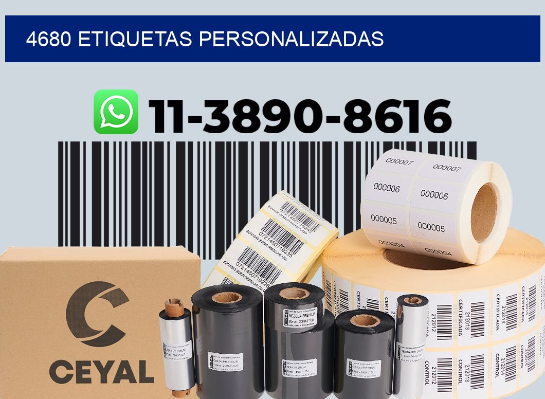 4680 etiquetas personalizadas