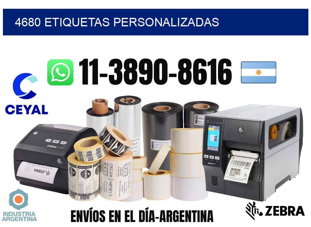 4680 etiquetas personalizadas