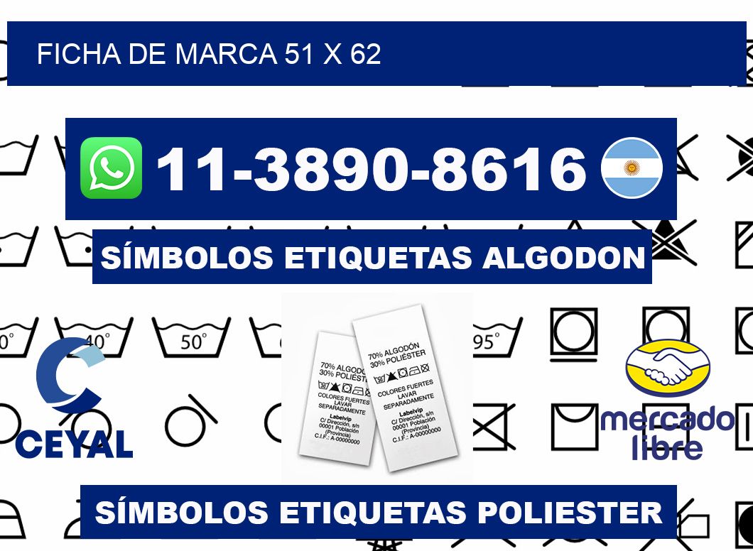 Ficha de marca 51 x 62