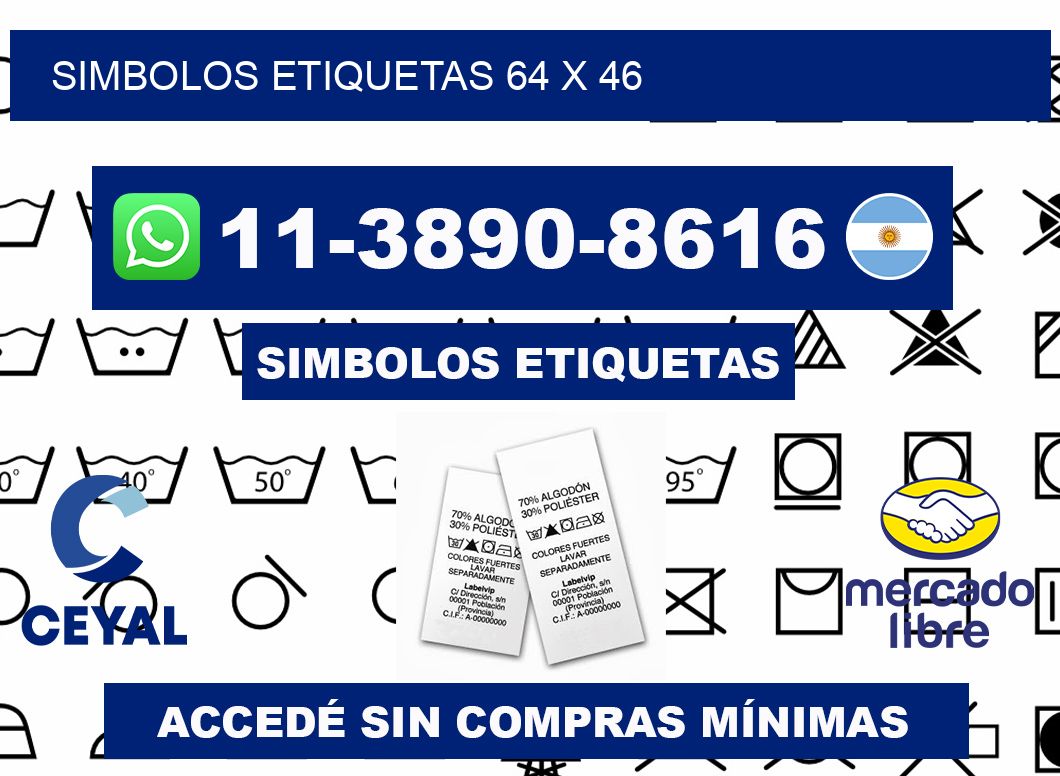 SIMBOLOS ETIQUETAS 64 x 46