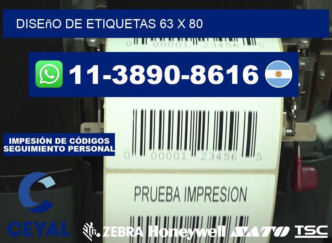 diseño de etiquetas 63 x 80