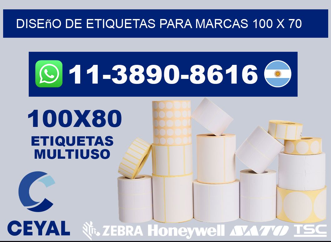 diseño de etiquetas para marcas 100 x 70