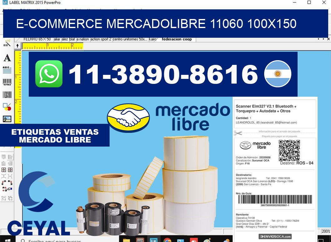E-commerce mercadolibre 11060 100x150