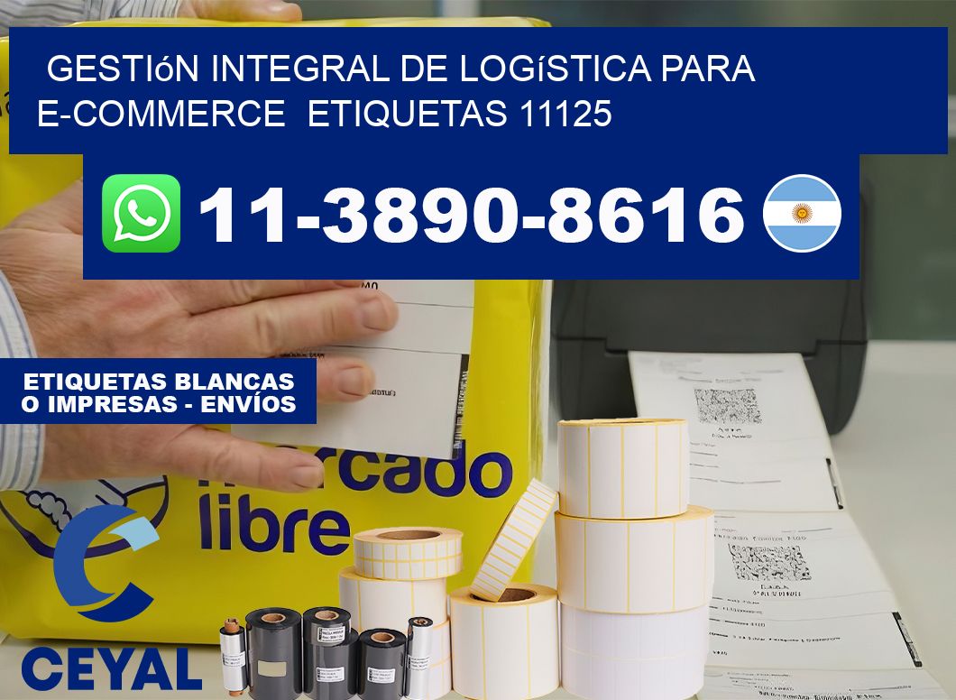 Gestión integral de logística para e-commerce  etiquetas 11125