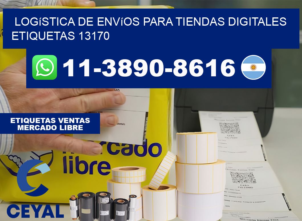 Logística de envíos para tiendas digitales  etiquetas 13170