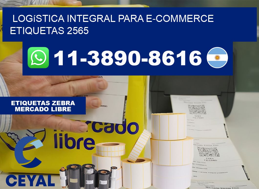 Logística integral para e-commerce  etiquetas 2565