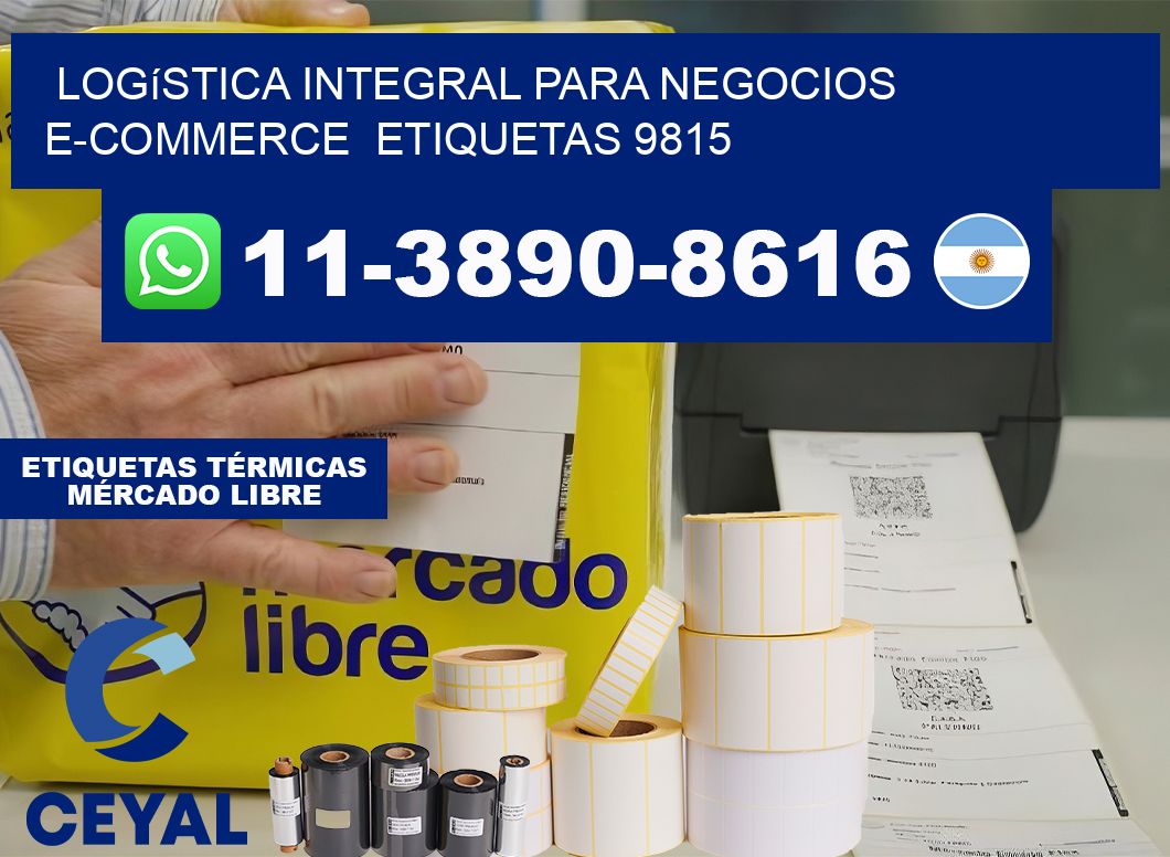 Logística integral para negocios e-commerce  etiquetas 9815