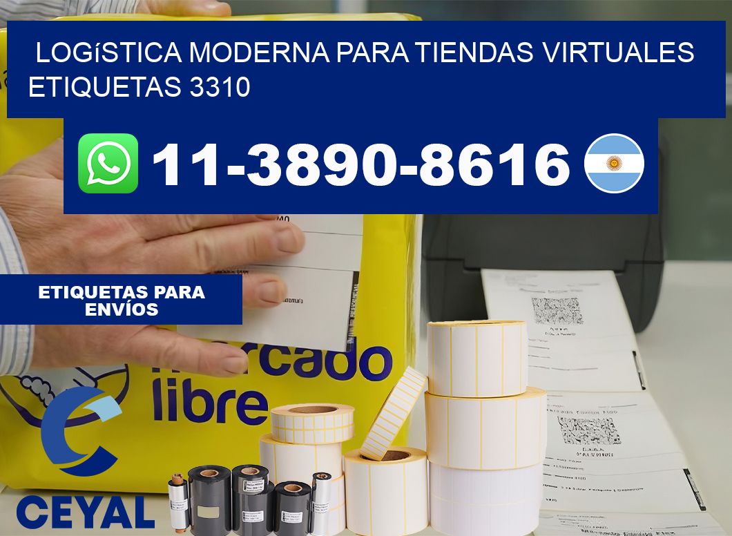 Logística moderna para tiendas virtuales  etiquetas 3310