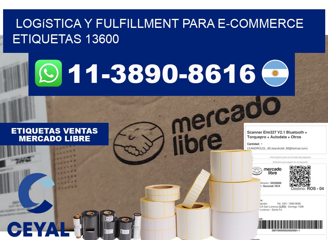 Logística y fulfillment para e-commerce  etiquetas 13600