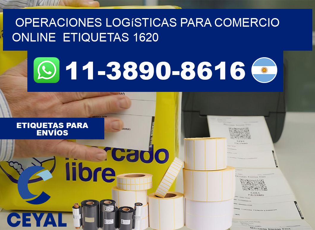 Operaciones logísticas para comercio online  etiquetas 1620