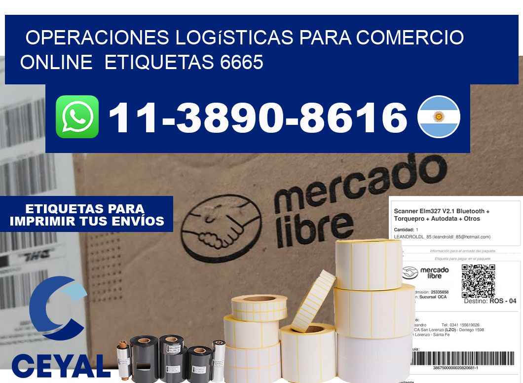 Operaciones logísticas para comercio online etiquetas 6665