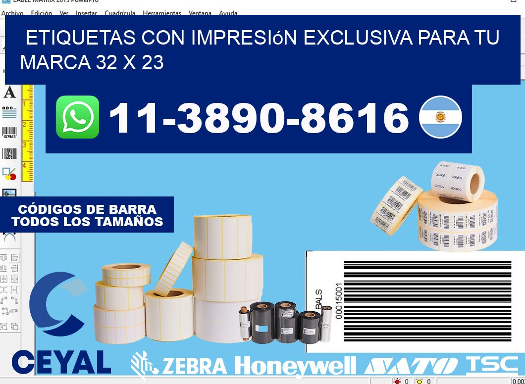 etiquetas con impresión exclusiva para tu marca 32 x 23
