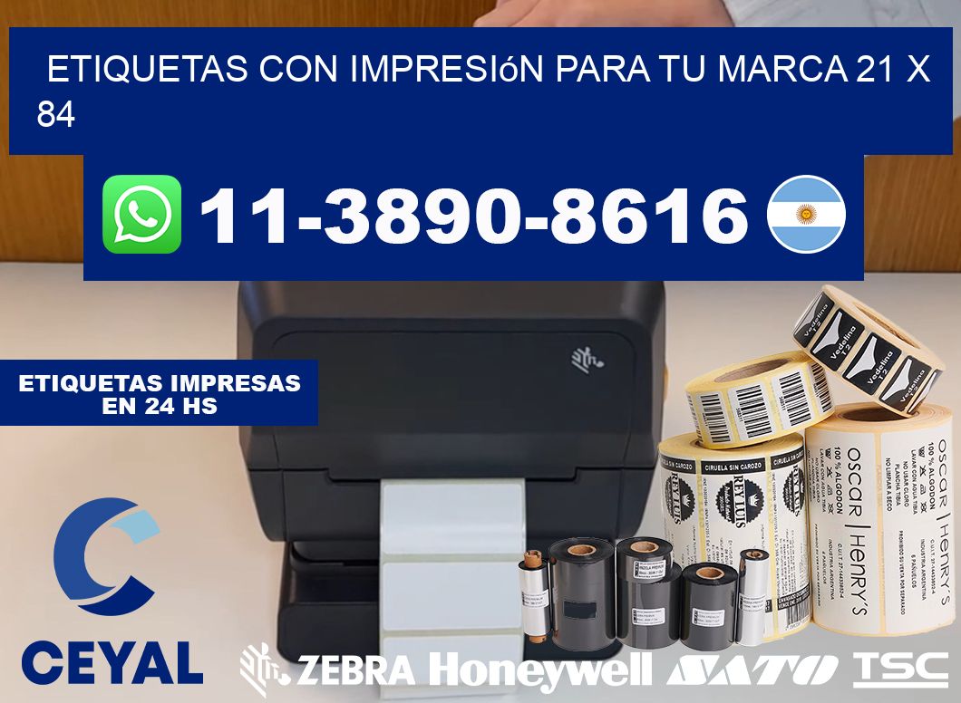 etiquetas con impresión para tu marca 21 x 84