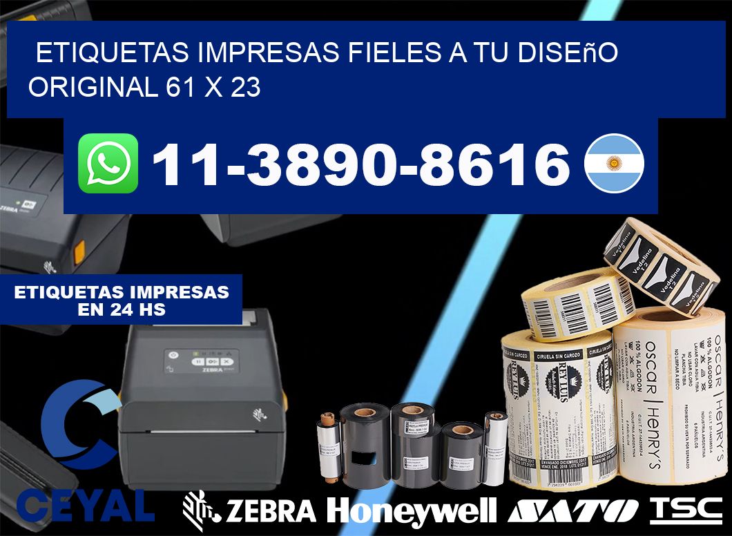 etiquetas impresas fieles a tu diseño original 61 x 23