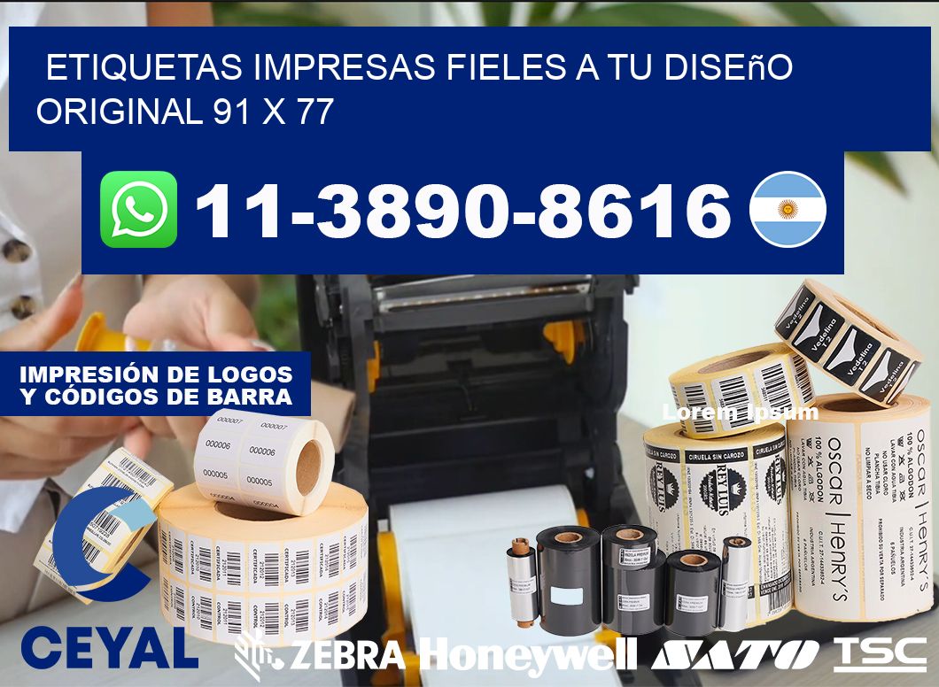 etiquetas impresas fieles a tu diseño original 91 x 77