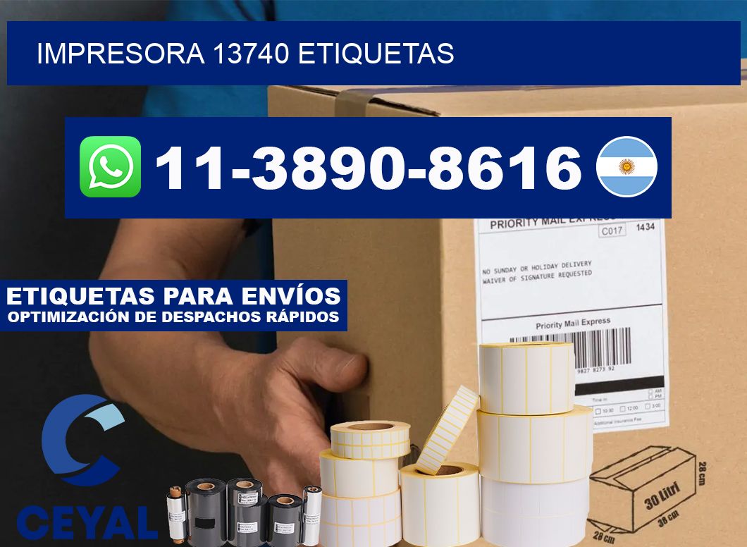 impresora 13740 etiquetas