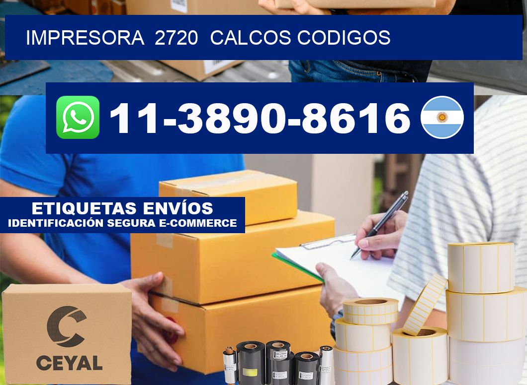 impresora 2720 calcos codigos