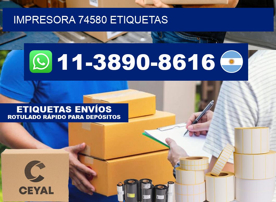 impresora 74580 etiquetas
