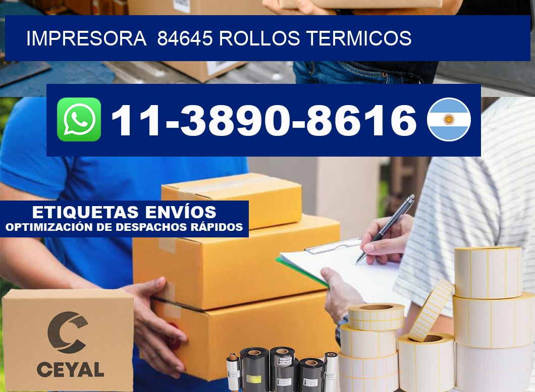 impresora  84645 rollos termicos
