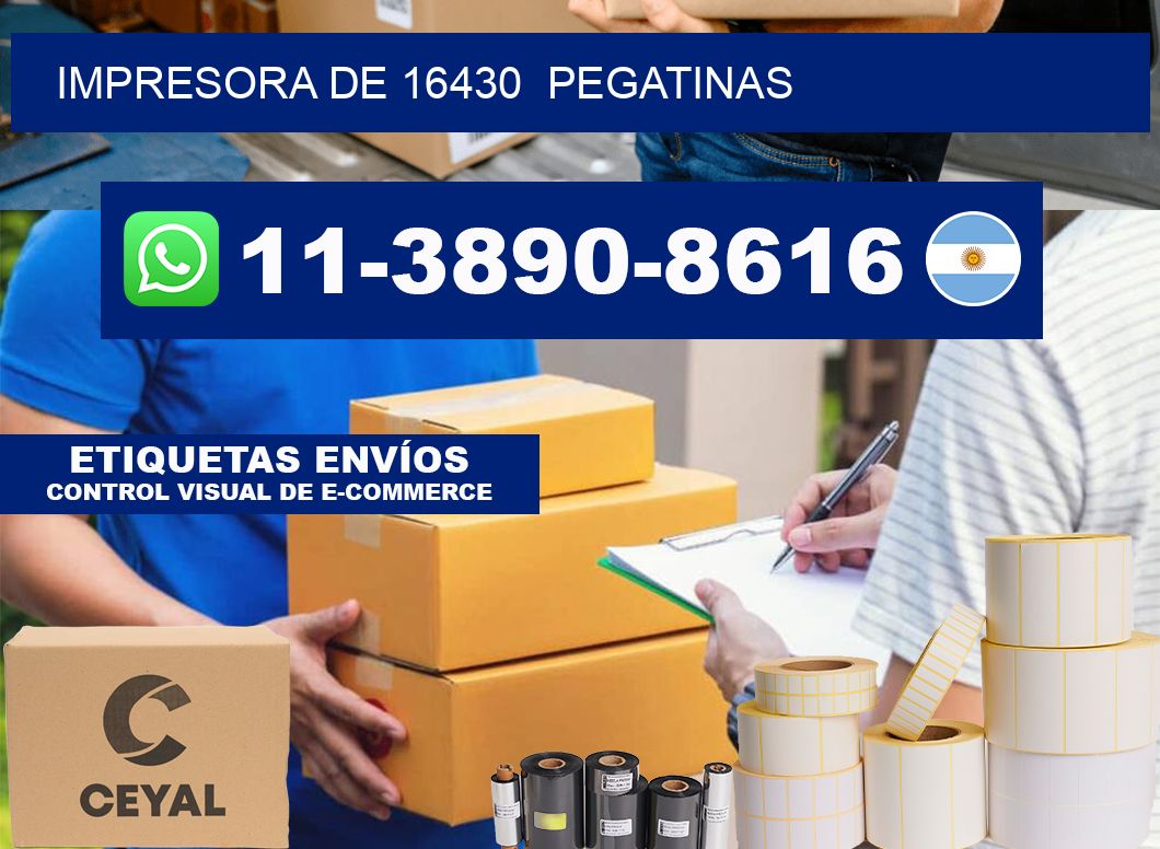 impresora de 16430 pegatinas