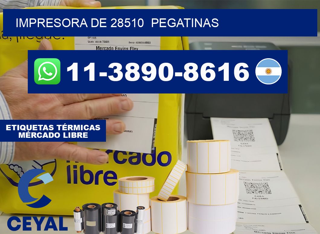impresora de 28510 pegatinas