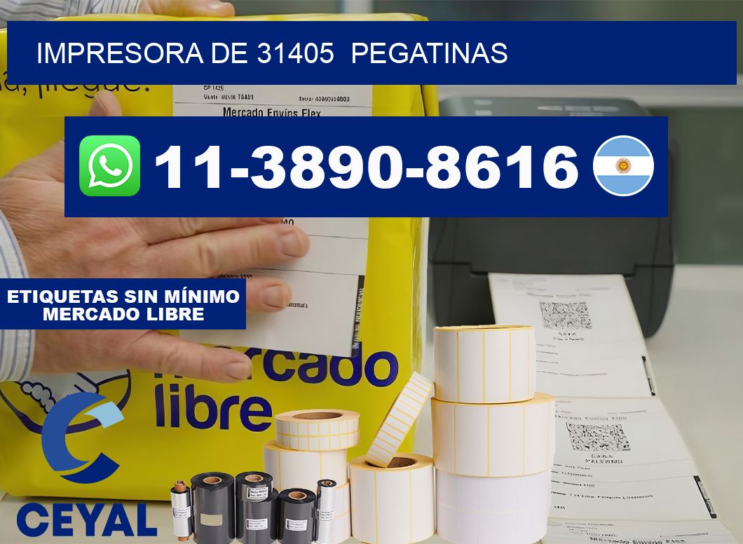 impresora de 31405  pegatinas