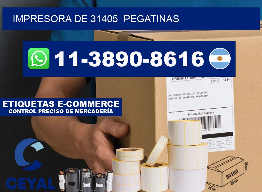 impresora de 31405  pegatinas