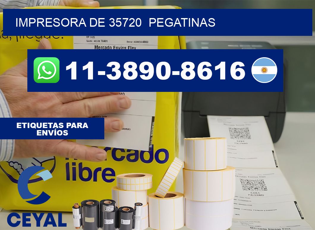 impresora de 35720 pegatinas