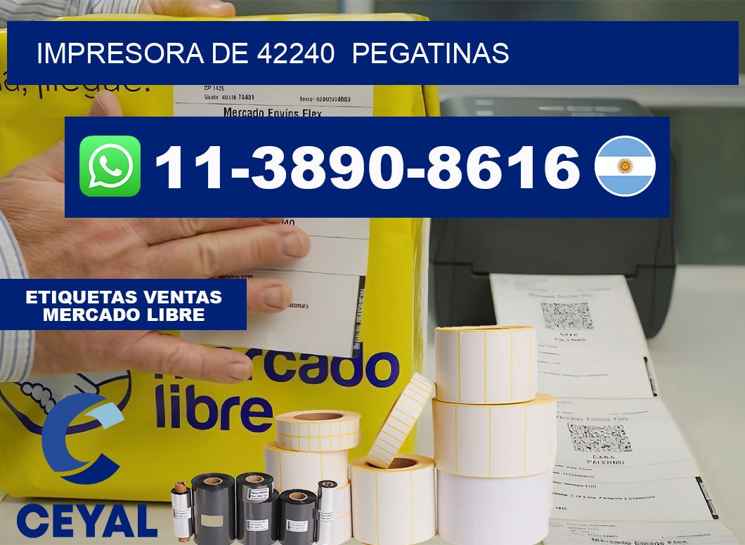 impresora de 42240 pegatinas