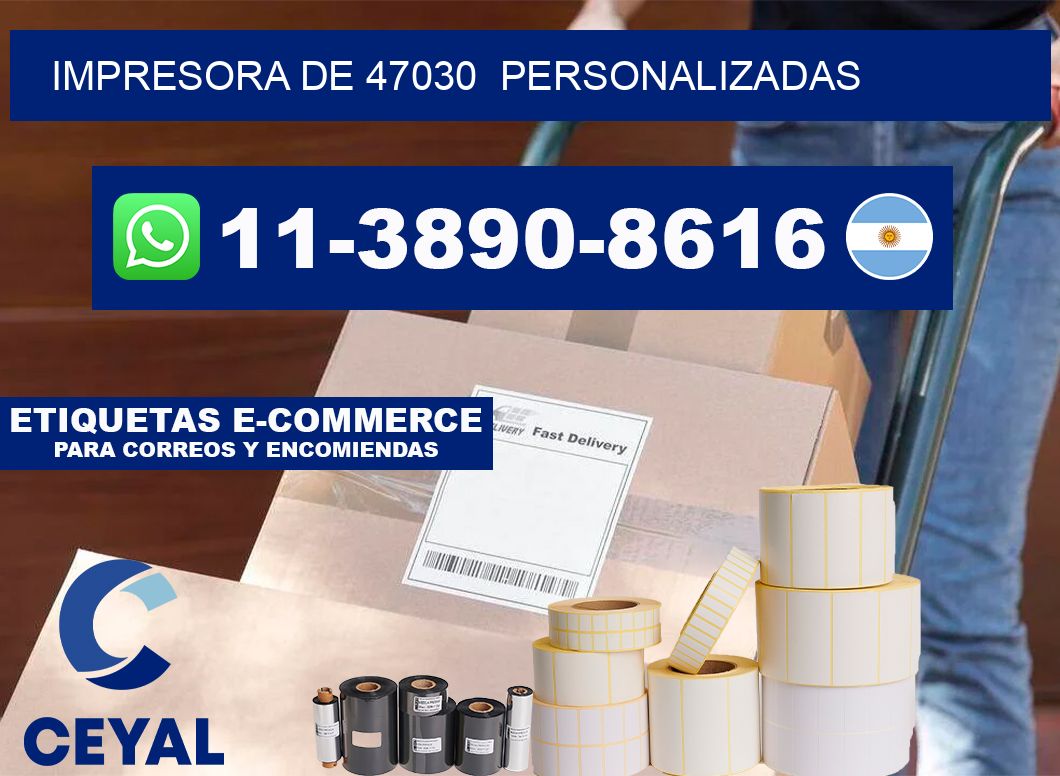 impresora de 47030  personalizadas